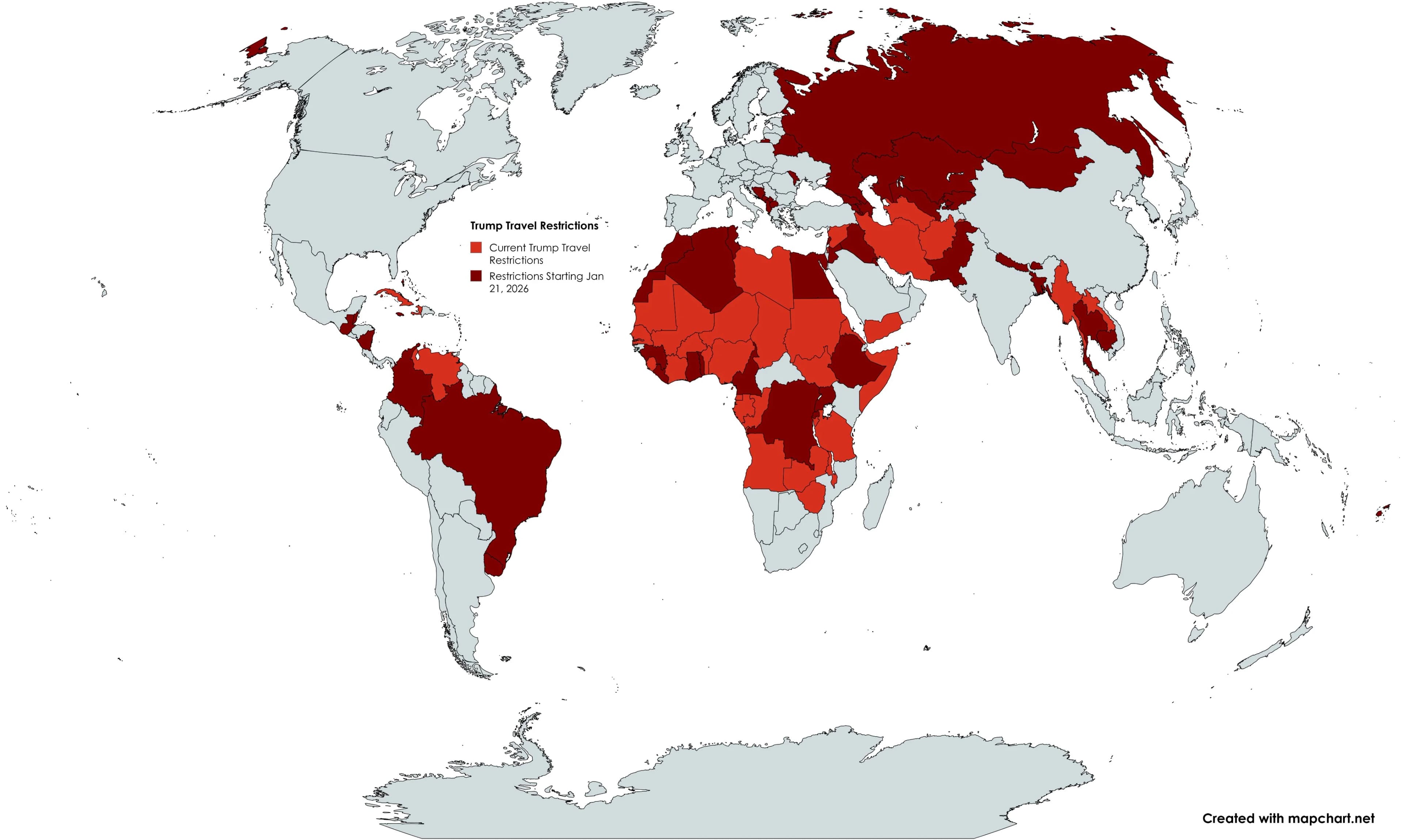 EE. UU. pausa el trámite consular de visas de inmigrante para 75 países